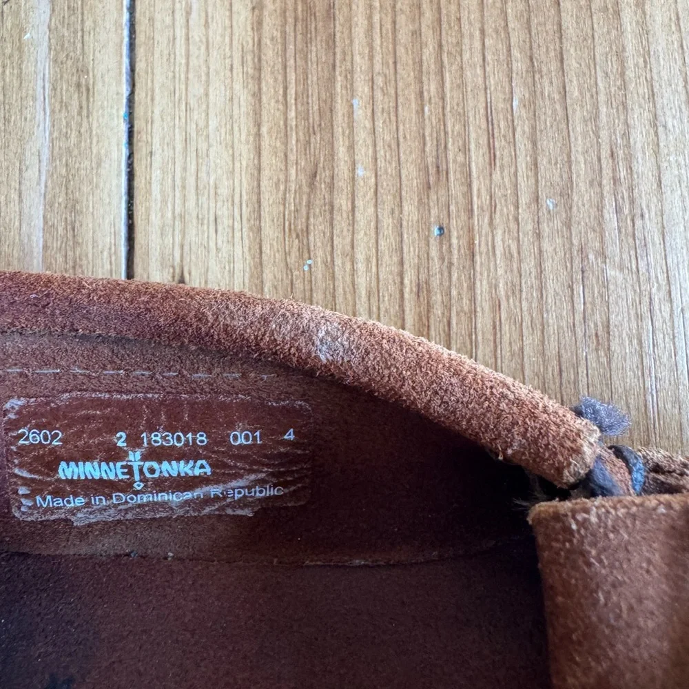 Minnetonka Thunderbird “Animikii” Hardsole Brown Size 2
